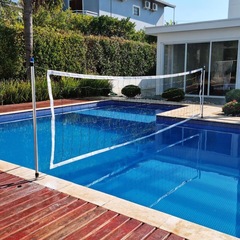 Rede de Biribol Vôlei de Piscina Gismar Redes 4 Faixas 3 Metros - Foto 5