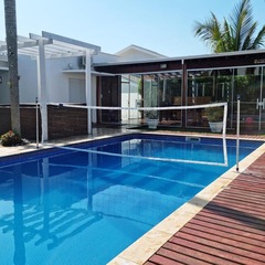 Rede de Biribol Vôlei de Piscina Gismar Redes 4 Faixas 3 Metros - Foto 7