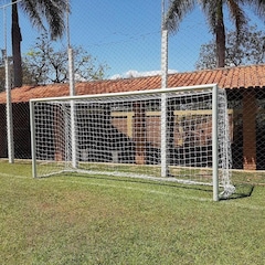 Rede para Trave de Gol Futsal Fio 4 Caixote Seda Futebol de Salão Gismar Redes - Par - Foto 3