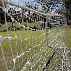 Rede para Trave de Gol Futsal Fio 4 Caixote Seda Futebol de Salão Gismar Redes - Par - Foto 7