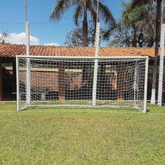 Rede para Trave de Gol Society Suiço 4mts Caixote Fio 4 Seda Gismar Redes - Par - Foto 8