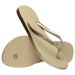 Chinelo Havaianas Slim Sparkle Glitter - Feminino - Foto 4