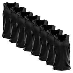 Camiseta Regata Térmica Whats Wear Dry Fit com Proteção Solar UV - Masculina - 8 Unds - Foto 1