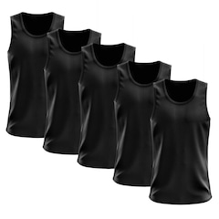 Camiseta Regata Térmica Whats Wear Dry Fit com Proteção Solar UV - Masculina - 5 Unds - Foto 1