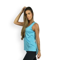 Camiseta Regata Tapa Bumbum Lavicta Fitness Dry Fit - Feminina - Foto 2