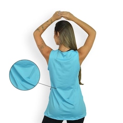 Camiseta Regata Tapa Bumbum Lavicta Fitness Dry Fit - Feminina - Foto 3