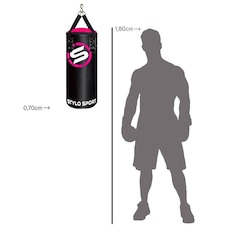 Saco de Pancada Stylo Treino - 70x90cm - Infantil - Foto 3