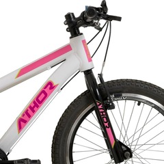 Bicicleta Aro 20 Athor Brave Tourney Freio V-Brake Shimano 7 Velocidades - Infantil - Foto 3