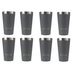 Kit de Copos Térmicos Pullo Fun - 480ml - 8 Unidades - Foto 1