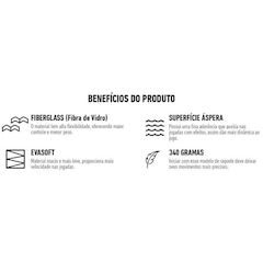 Raquete de Beach Tennis HUPI Carbon/Fiberglass Patriot - Foto 15