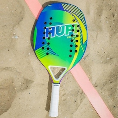 Raquete de Beach Tennis HUPI Carbon/Fiberglass Patriot - Foto 7