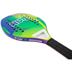 Raquete de Beach Tennis HUPI Carbon/Fiberglass Patriot - Foto 9