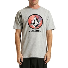 Camiseta Volcom Circle Stone Leaf - Masculina - Foto 1