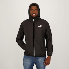 Jaqueta com Capuz Puma Corta Vento ESS Solid - Masculina - Foto 5