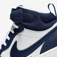 Tênis Nike Court Borough Mid 2 GS - Infantil - Foto 9