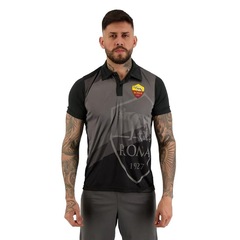 Camisa Polo AS Roma Pattern - Masculina - Foto 1