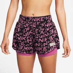 Shorts Nike Dri-FIT One 2-in-1 - Feminino - Foto 2