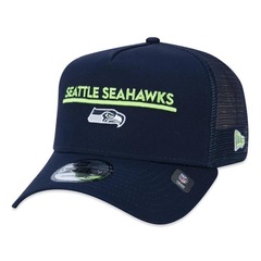 Boné Aba Curva New Era Seattle Seahawks 940 A-Frame - Snapback - Adulto - Foto 2