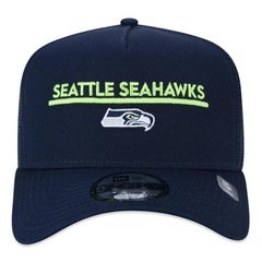 Boné Aba Curva New Era Seattle Seahawks 940 A-Frame - Snapback - Adulto - Foto 1