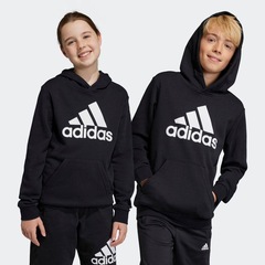 Blusão de Moletom com Capuz adidas Algodão Big Logo Essentials - Infantil - Foto 7