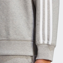 Blusão de Moletom sem Capuz adidas Essentials 3-Stripes - Feminino - Foto 8
