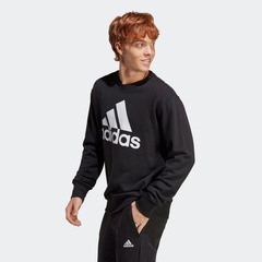 Blusão de Moletom sem Capuz adidas Big Logo - Masculino - Foto 6