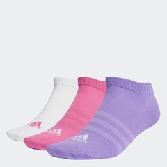 Kit de Meia adidas Cano Curto Sportswear - Adulto - 3 Pares - Foto 2