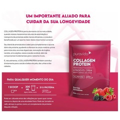 Collagen Protein Verisol Puravida - Berries Silvestre - 450g - Foto 2