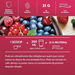 Collagen Protein Verisol Puravida - Berries Silvestre - 450g - Foto 3