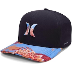 Boné Aba Curva Hurley Hibisco - Snapback - Adulto - Foto 1