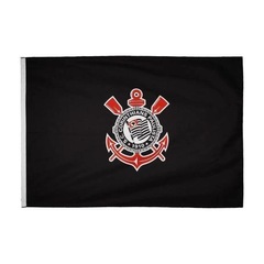 Bandeira do Corinthians Timão Torcedor Oficial - 0,90 x 1,30 - Foto 1