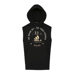 Camiseta Regata de Moletom com Capuz adidas Community Line B - Masculina - Foto 1