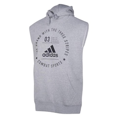 Camiseta Regata com Capuz adidas Community Line CS - Masculina - Foto 2