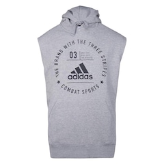Camiseta Regata com Capuz adidas Community Line CS - Masculina - Foto 1
