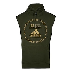 Camiseta Regata de Moletom com Capuz adidas Community Line CS - Masculina - Foto 1
