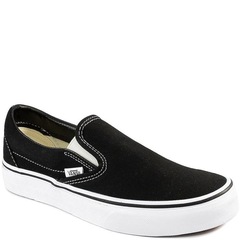 Tênis Vans Classic Slip-On Lona - Unissex - Foto 1