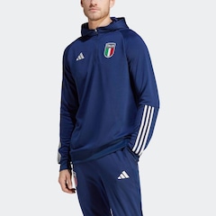 Blusão de Moletinho com Capuz da Itália Tiro 23 adidas - Masculino - Foto 3