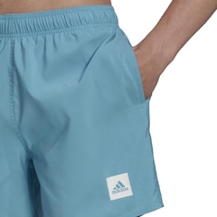 Shorts adidas Natação Solid Liso Clássico - Masculino - Foto 4