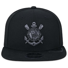 Boné Aba Reta New Era 9Fifty Original Fit Corinthians Futebol - Snapback - Adulto - Foto 2