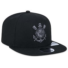 Boné Aba Reta New Era 9Fifty Original Fit Corinthians Futebol - Snapback - Adulto - Foto 3