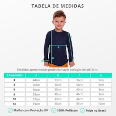 Camiseta Manga Longa Dellas Fit Térmica - Infantil - Foto 3