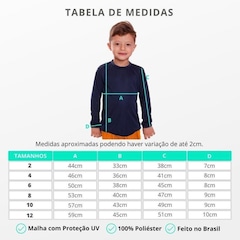 Camiseta Manga Longa Dellas Fit Térmica - Infantil - Foto 3