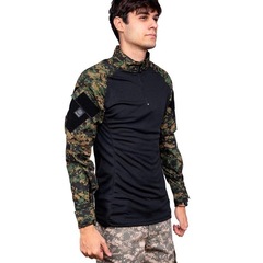Camiseta Bélica Combat Shirt Steel Marpat com Proteção UV50 - Masculina - Foto 2