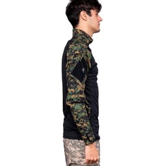 Camiseta Bélica Combat Shirt Steel Marpat com Proteção UV50 - Masculina - Foto 4
