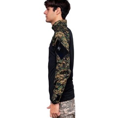 Camiseta Bélica Combat Shirt Steel Marpat com Proteção UV50 - Masculina - Foto 5
