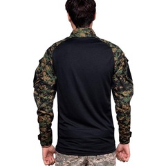 Camiseta Bélica Combat Shirt Steel Marpat com Proteção UV50 - Masculina - Foto 6