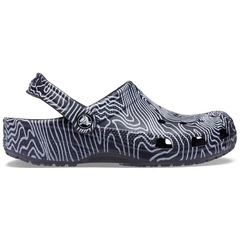 Sandália Crocs Classic Topographic Clog Deep - Unissex - Foto 1
