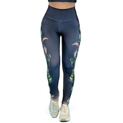 Calça Legging Manalinda Floral - Feminina - Foto 1