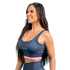 Top Fitness com Bojo Manalinda Degradê - Feminino - Foto 1