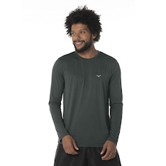 Camiseta Manga Longa Mizuno Nirvana New - Masculina - Foto 1
